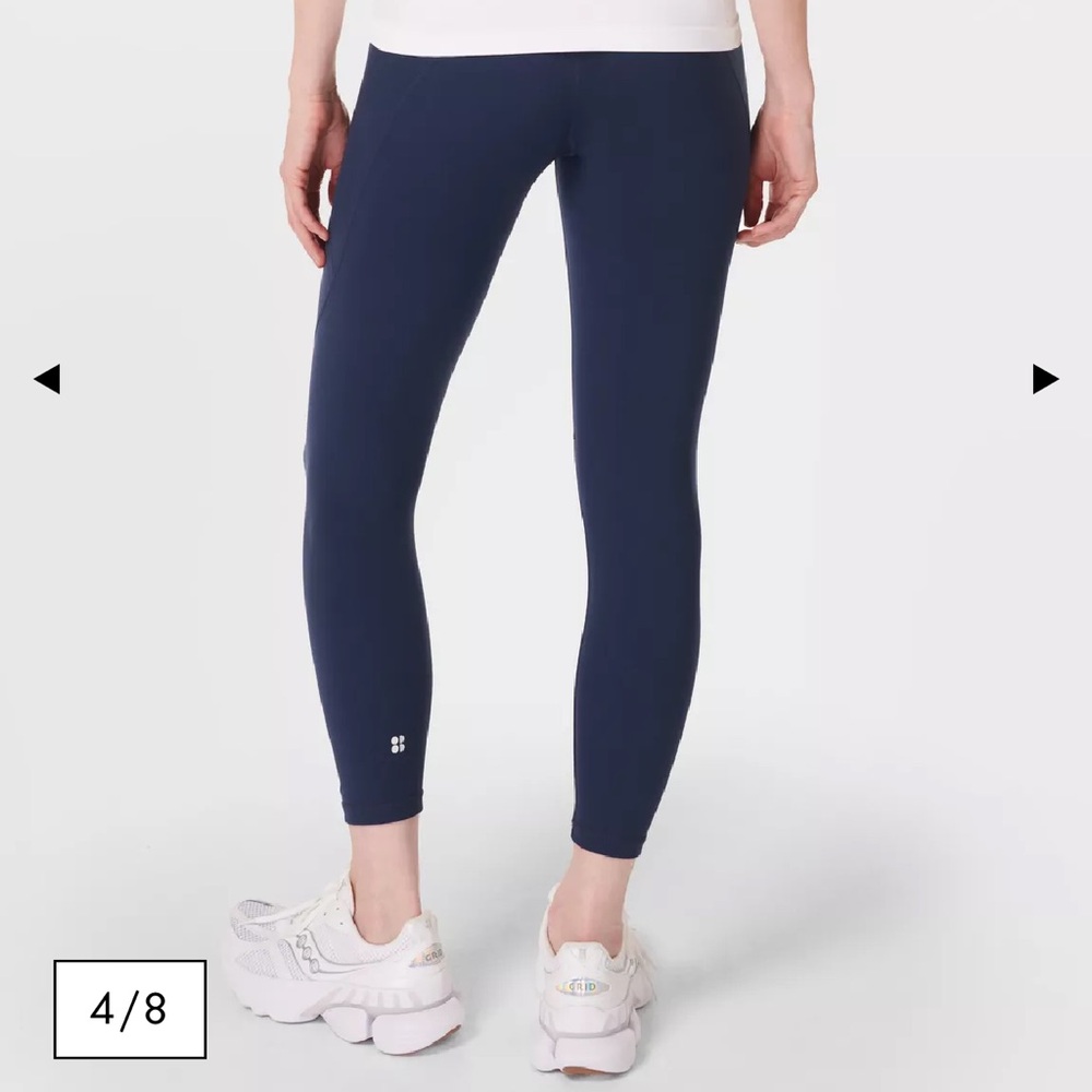 Sweaty Betty - power leggings 7/8th - size xs - like new - navy